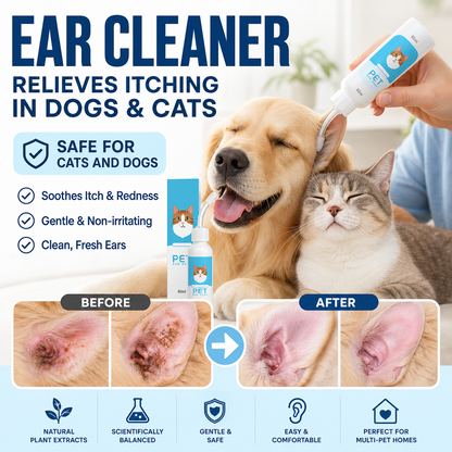 🔥Buy 1 get 1 free🐶🐱 Ear cleaner to relieve ear itching Soothes itchy ears