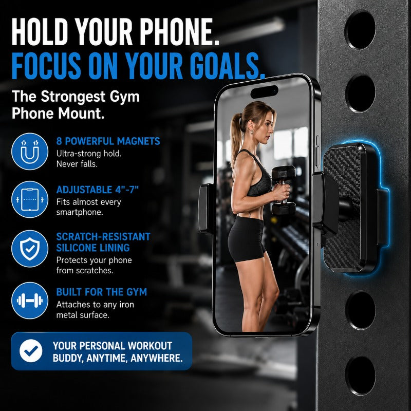 🔥Limited-time 50% off-Magnetic Gym Phone Mount