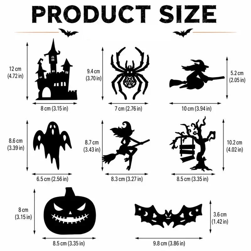 🎃 50% OFF Halloween LED Wall Light Stickers 👻 Peel & Stick Spooky Decor
