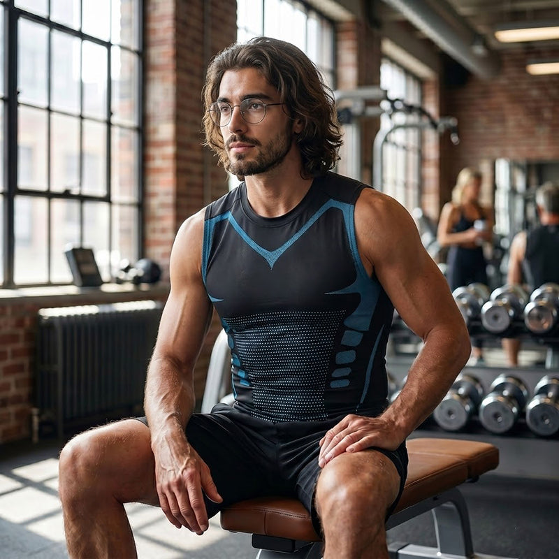 🥳2026 HOT SALE🥳💞50K+ SOLD!💥🎉 Vormgevend vest – Compressie en verkoeling – Mouwloos, vormgevend – Onzichtbare pasvorm 🕶️