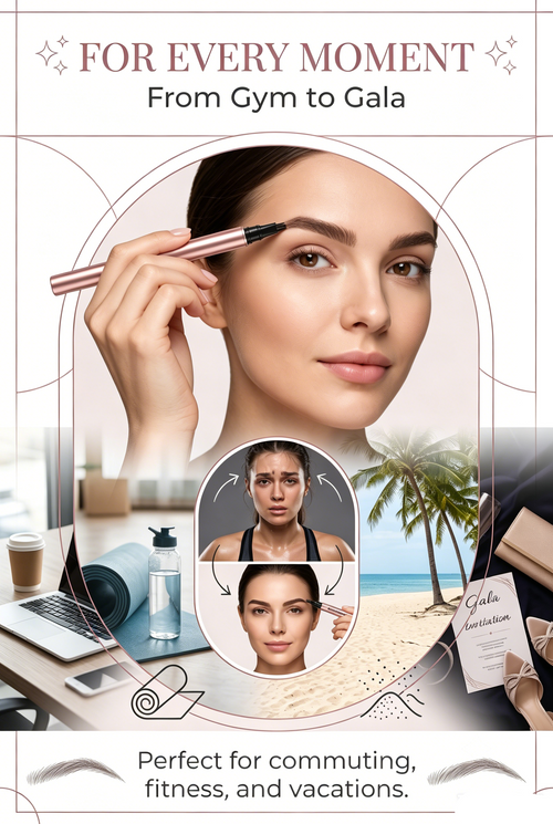 🔥Newest 2026 Eyebrow Pencil | 50% OFF Today🖌️ Waterproof Micro-Fork Brow Pencil – Natural Hair-Like Brows