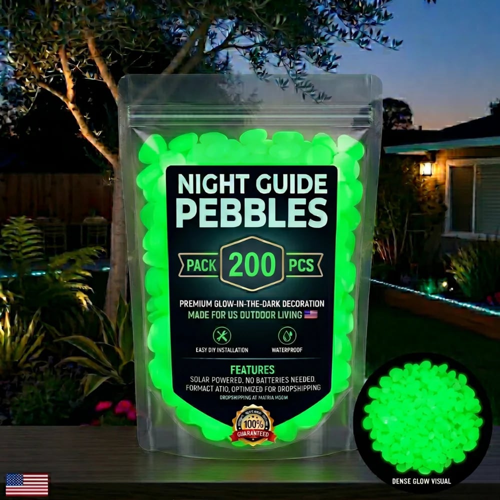 💥50%OFF💥🌈Colorful Glow-in-the-Dark Garden Stones