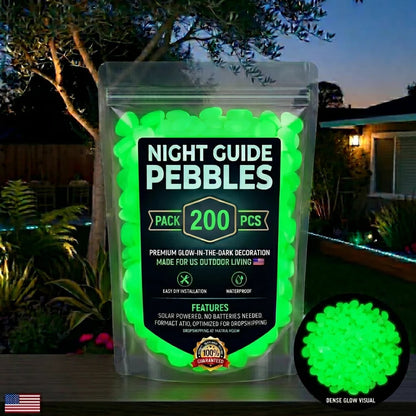 💥50%OFF💥🌈Colorful Glow-in-the-Dark Garden Stones