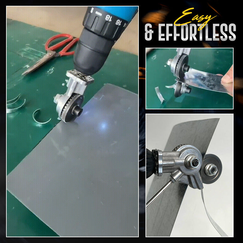 🛡️⚙️ FLASH SALE: 50% OFF! 🔩 Electric Drill Plate Cutter – Precise, Light, Safe Metal Gear Cutter for Daily Use ✂️✨🎯