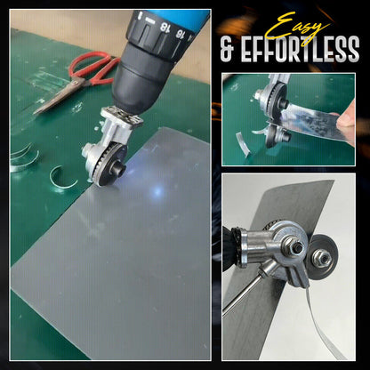 🛡️⚙️ FLASH SALE: 50% OFF! 🔩 Electric Drill Plate Cutter – Precise, Light, Safe Metal Gear Cutter for Daily Use ✂️✨🎯