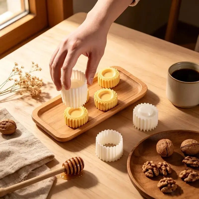 🔥Buy two get one free-Easy-Press Pastry & Cookie Mold