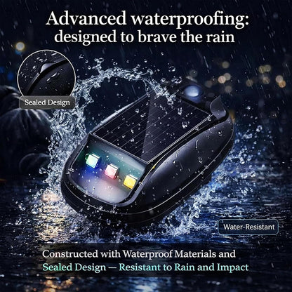 Solar Car Roof RGBStrobe Light