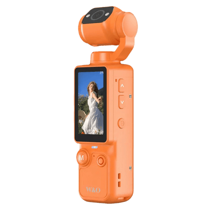 🎥 Upgraded Vlog Camera – 180° Rotating Lens, Full-Body Video Recorder