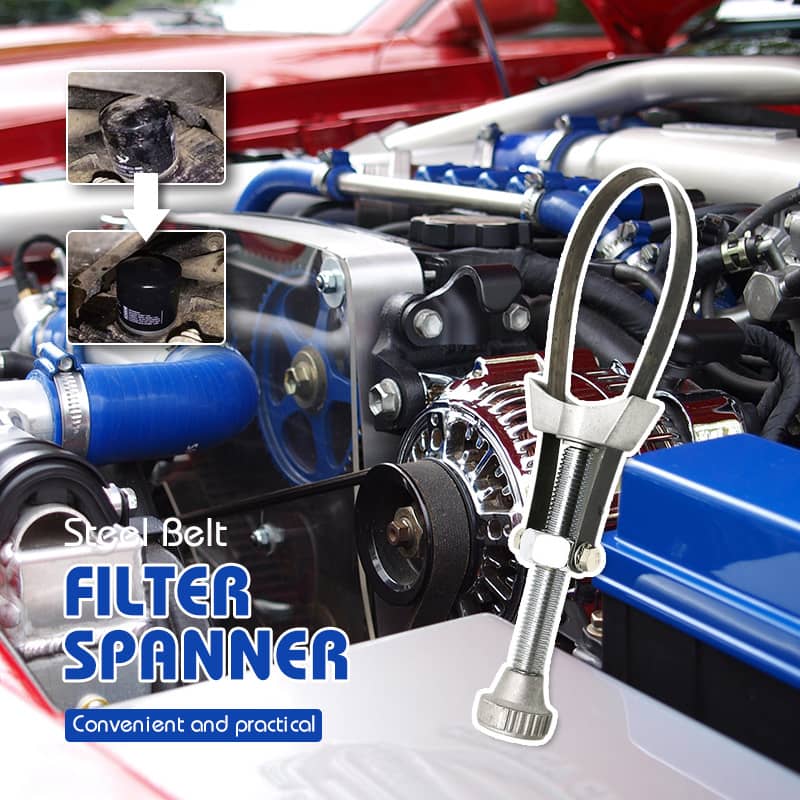 🔧 LIMITED-TIME 50% OFF! 💥 Steel Belt Filter Spanner