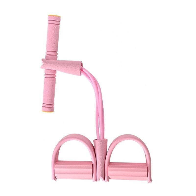 21 Fitness Resistance Bands-6 Tube Pedal Ankle Puller