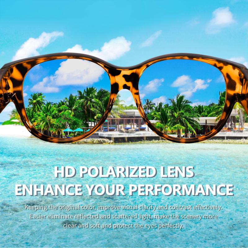 😎 Fitover Polarized Sunglasses for Myopia | UV400 & Anti-Blue Light | Ultra-Light Cat-Eye