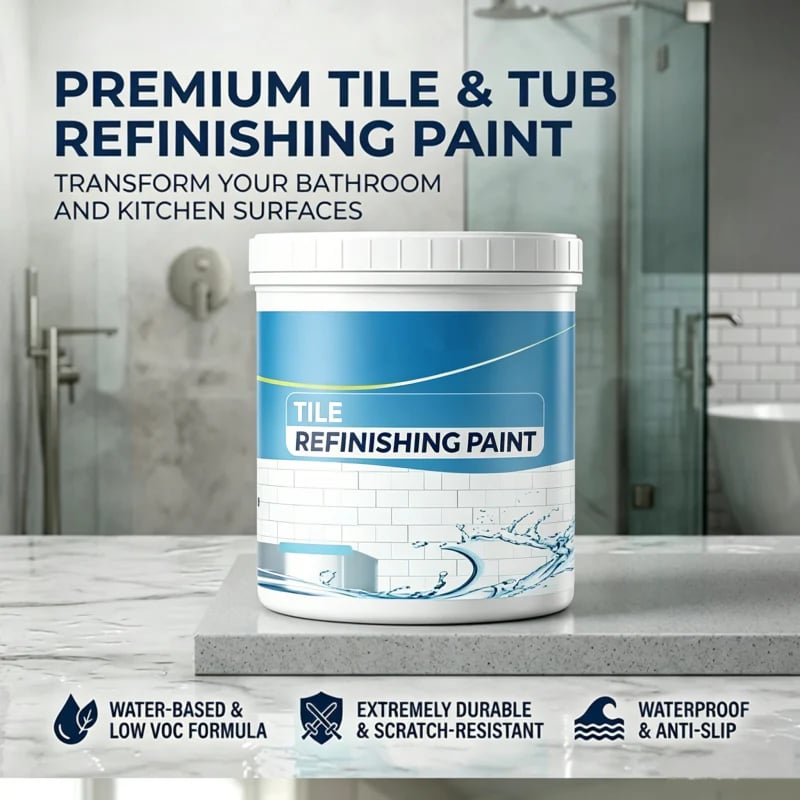 🔥2026 Latest Tile Color-Changing Paint – Refinishing, DIY, Home Makeover – Quick-Drying & Odorless