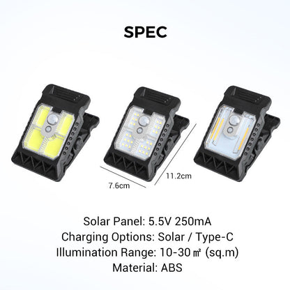 💡This Month's Hot Selling Item - 50% Off - Outdoor Solar Clip-on Light
