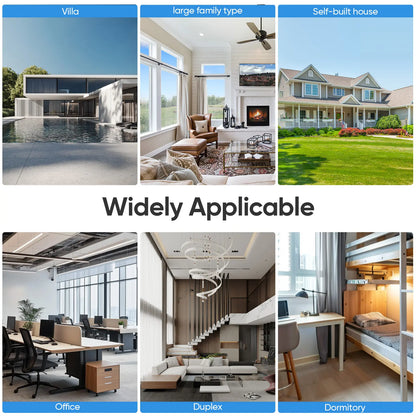 2026 WiFi Extender 6-Antenna Strong Signal - 1200Mbps Dual Band 2.4GHz Booster, Wide Coverage Wireless Amplifier for Home Studios and Remote Workspaces