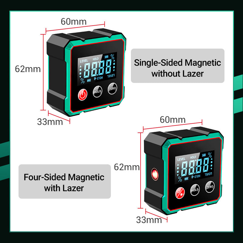 🎁🎁2026 Hot Sale 50% OFF💥Magnetic Digital Angle Finder with Electronic Laser