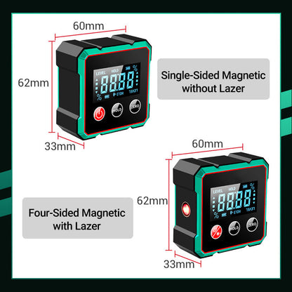 🎁🎁2026 Hot Sale 50% OFF💥Magnetic Digital Angle Finder with Electronic Laser