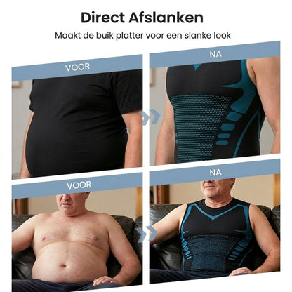 🥳2026 HOT SALE🥳💞50K+ SOLD!💥🎉 Vormgevend vest – Compressie en verkoeling – Mouwloos, vormgevend – Onzichtbare pasvorm 🕶️