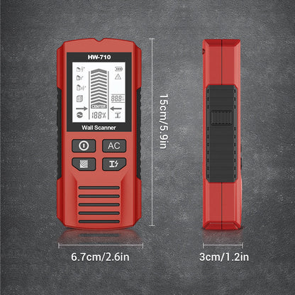 🔥53% off single purchases! Additional discounts for multiple purchases! 🔥 German-engineered 5-in-1 wall detector: One-click access to internal pipes and steel reinforcement within walls.