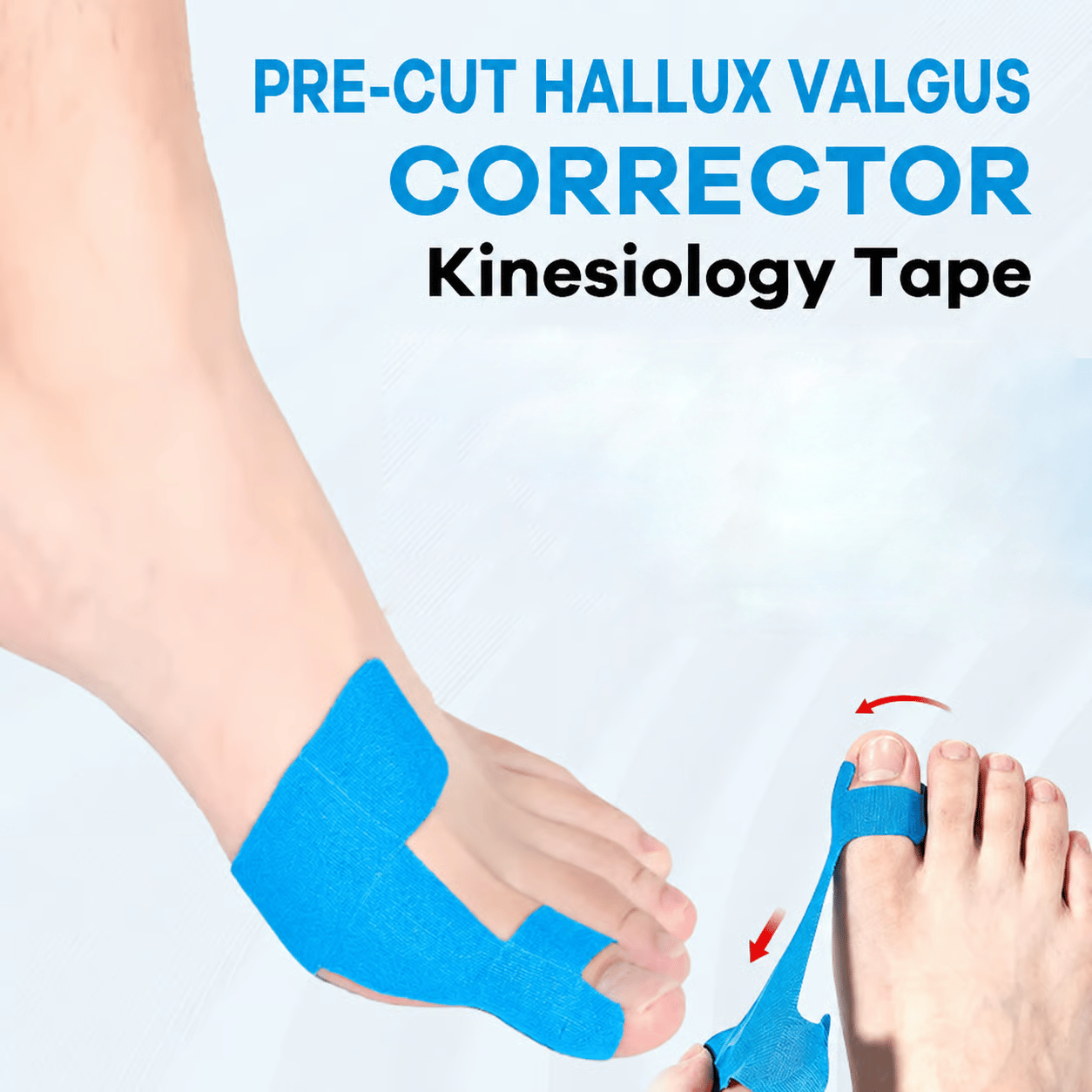 50% off – latest 2026 products👣Pre-cut Hallux Valgus Corrector Kinesiology Tape