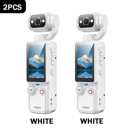 🎥 Upgraded Vlog Camera – 180° Rotating Lens, Full-Body Video Recorder
