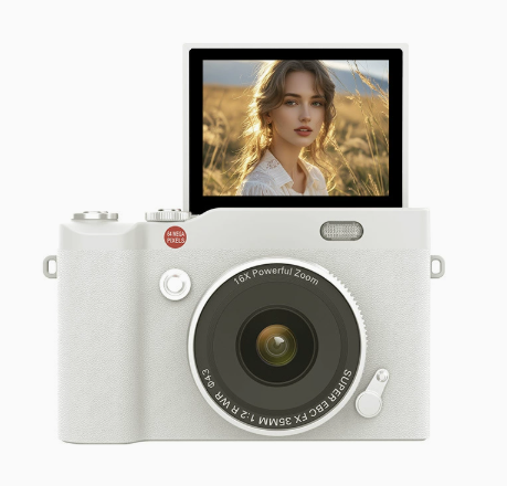 80% off Selling at a loss📸 WIKICO 4K Digital Camera for Photography & Content Creators ✨｜64MP, 3-Inch 180° Flip Screen, 18X Digital Zoom