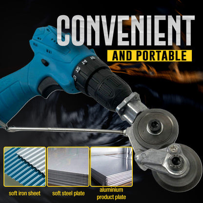 🛡️⚙️ FLASH SALE: 50% OFF! 🔩 Electric Drill Plate Cutter – Precise, Light, Safe Metal Gear Cutter for Daily Use ✂️✨🎯