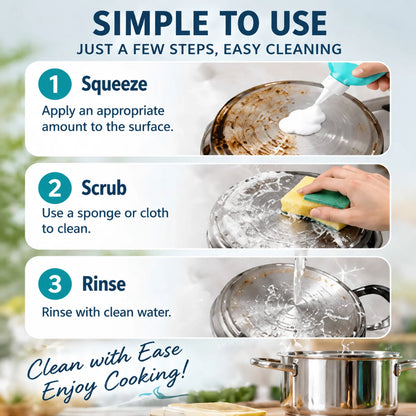 💥Buy 1, Get 1 Free 🍳Pot-bottom cleaner (150ml)—removes stubborn black grime