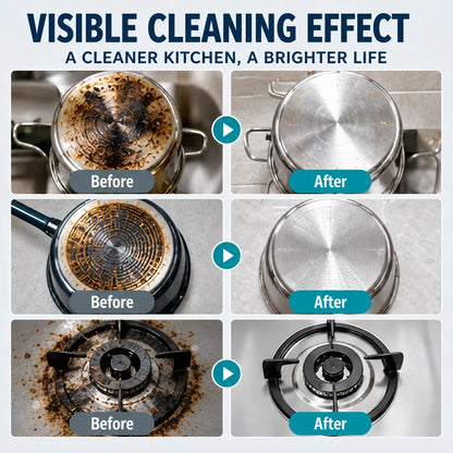 💥Buy 1, Get 1 Free 🍳Pot-bottom cleaner (150ml)—removes stubborn black grime