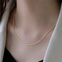 Gold necklace (40+5cm)