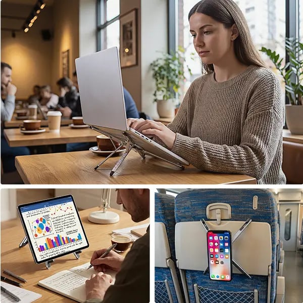 📢 Buy 1 Get 1 Free 🔥 Magnetic Portable Multi-Functional Stand for Tablets, Phones & Laptops
