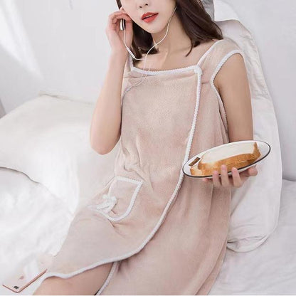 🔥Monthly sales of 150,000+, limited-time 50% off🎁Wearable, absorbent, soft adult bathrobe