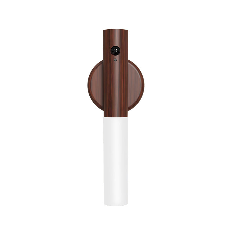 Wall Sconce Smart LED Wooden Sensor Light: Rechargeable Magnetic