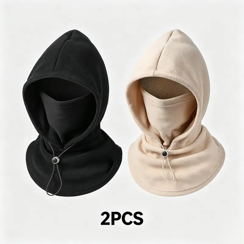 🧣2-in-1 Flannel Mask & Hat | Windproof Thermal Neck Visor Hat for Cycling 🚴