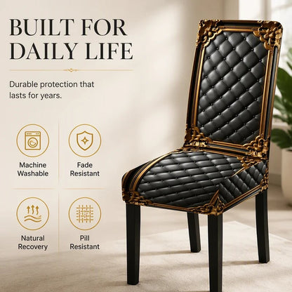 📢📢 Buy 3, get 3 free!! ⏰ Washable, stretchy chair cover – Snug-fitting, durable, and easy to clean ✨