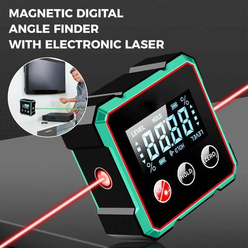 🔥Factory direct sales, limited-time 50% off magnetic digital angle measuring instrument with electronic laser.
