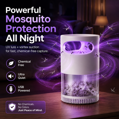 🔥Silent UV Mosquito Killer – No chemicals, safe for children and pets🦟