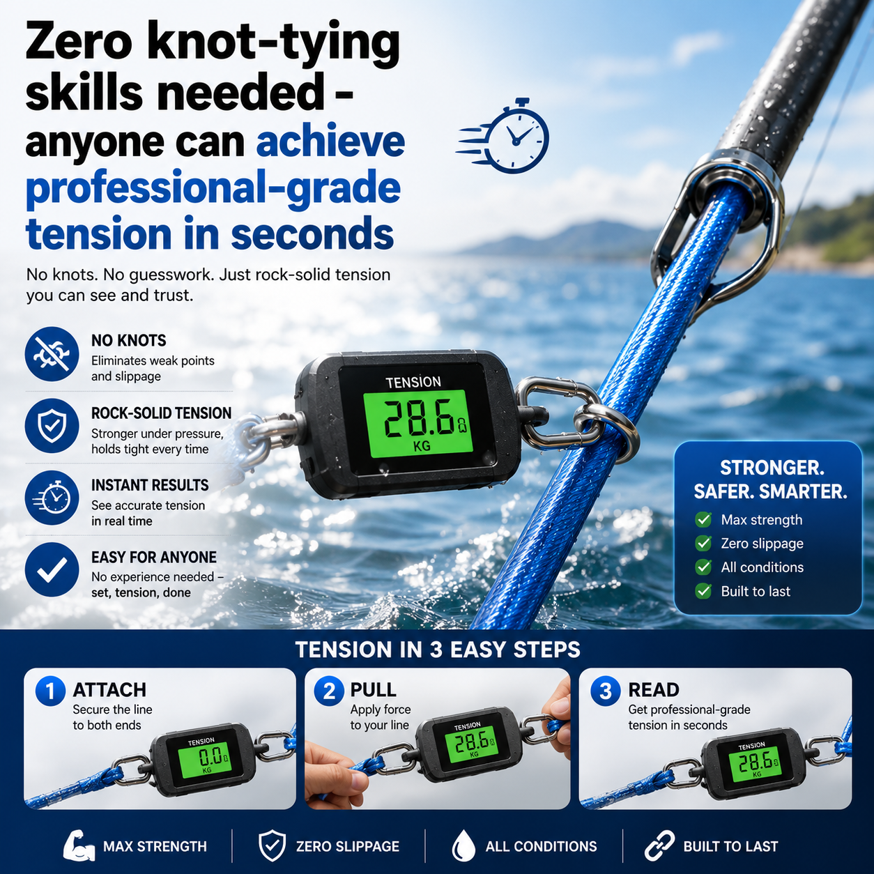 🥳2026 HOT SALE🥳💞50K+ SOLD!✨Cord and Rope Tightening and Cinching Tool