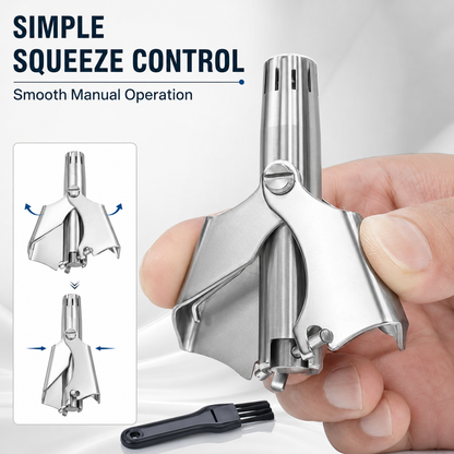 🔥Limited-time offer, buy one get one free✂️ Manual nose hair trimmer