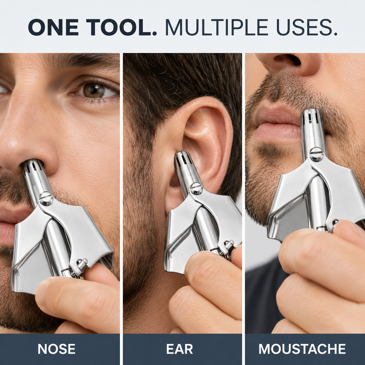 🔥Limited-time offer, buy one get one free✂️ Manual nose hair trimmer