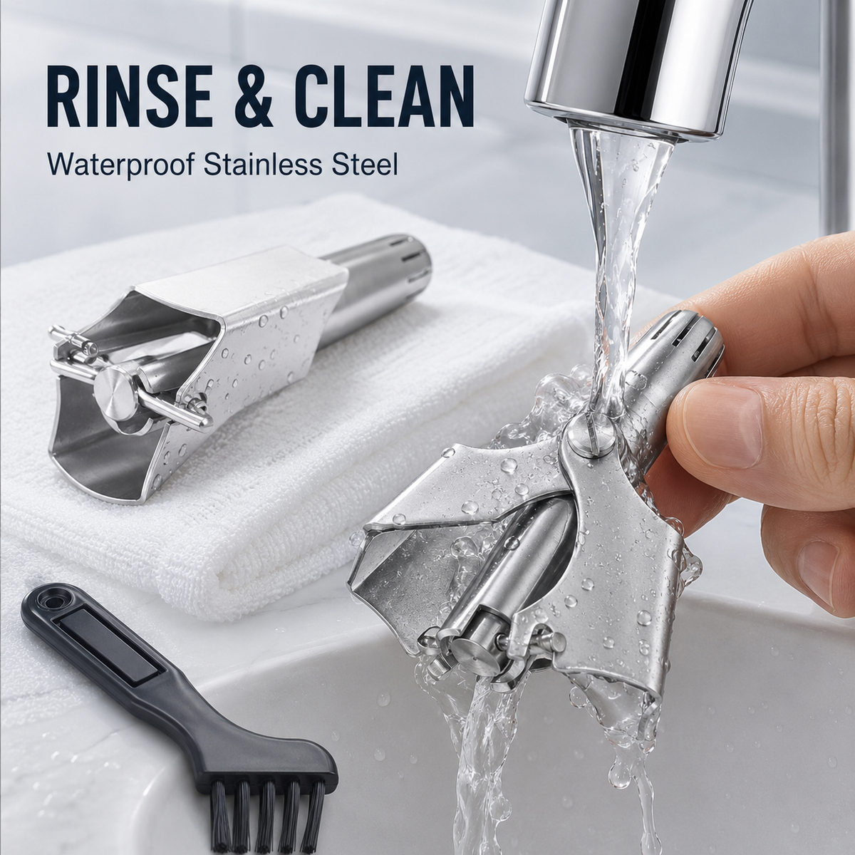 🔥Limited-time offer, buy one get one free✂️ Manual nose hair trimmer
