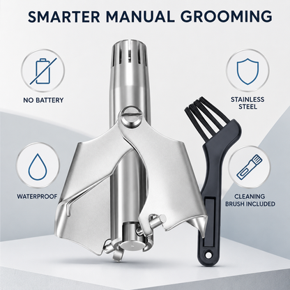 🔥Limited-time offer, buy one get one free✂️ Manual nose hair trimmer