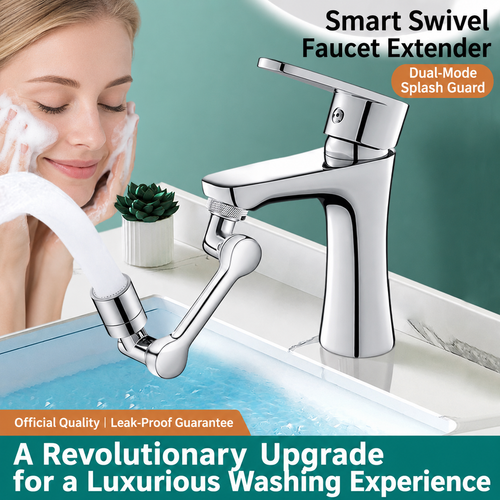 ⏳Limited-time 50% off，BUY 1 Get 1 Free⏰1440° splash-proof and universally rotatable faucet adapter 🚰✨