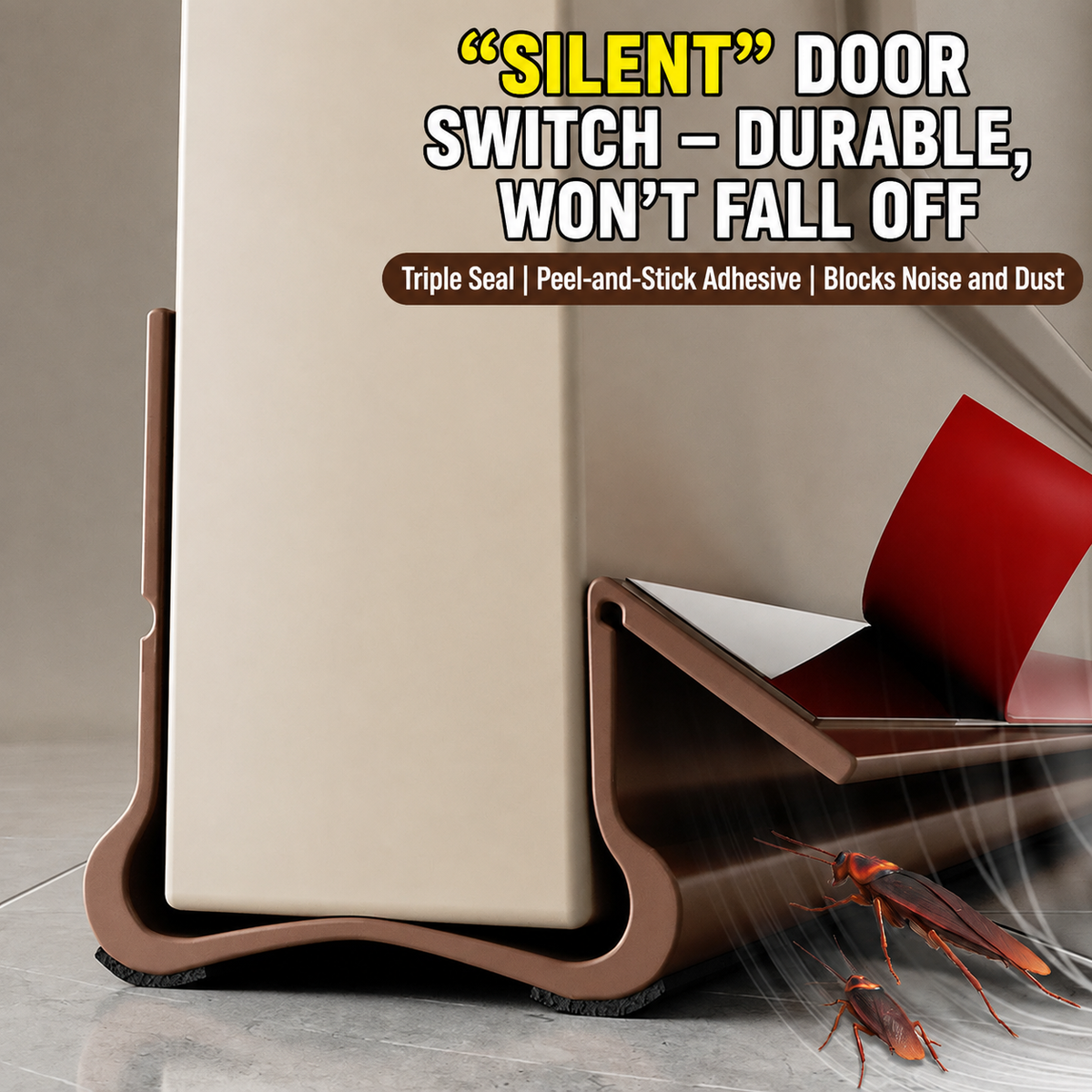 🔥Limited-time 50% off PVC door bottom sealing strips