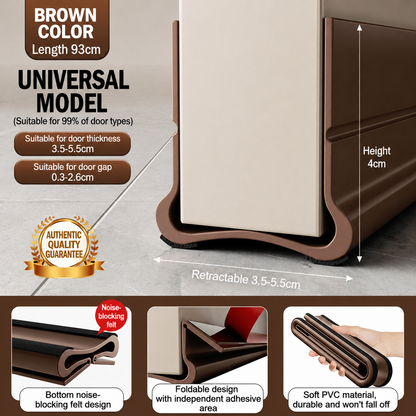 🔥Limited-time 50% off PVC door bottom sealing strips