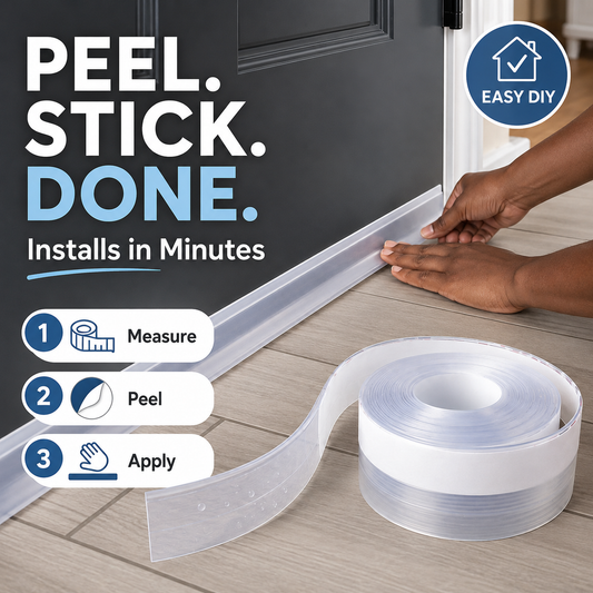 🚪Universal Door Gap Seal Tape | Block Draft, Dust & Bugs
