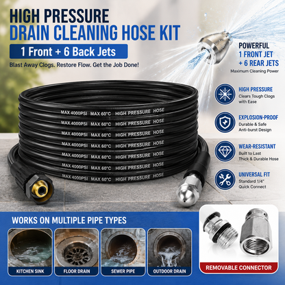 💧Limited-time 50% off-High-pressure pipe cleaner🚿🔧