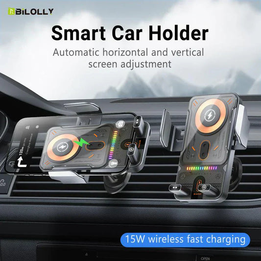 🔥【50,000 Drivers' Favorite Choice】50% OFF Smart Rotating 2-in-1 Car Phone Holder