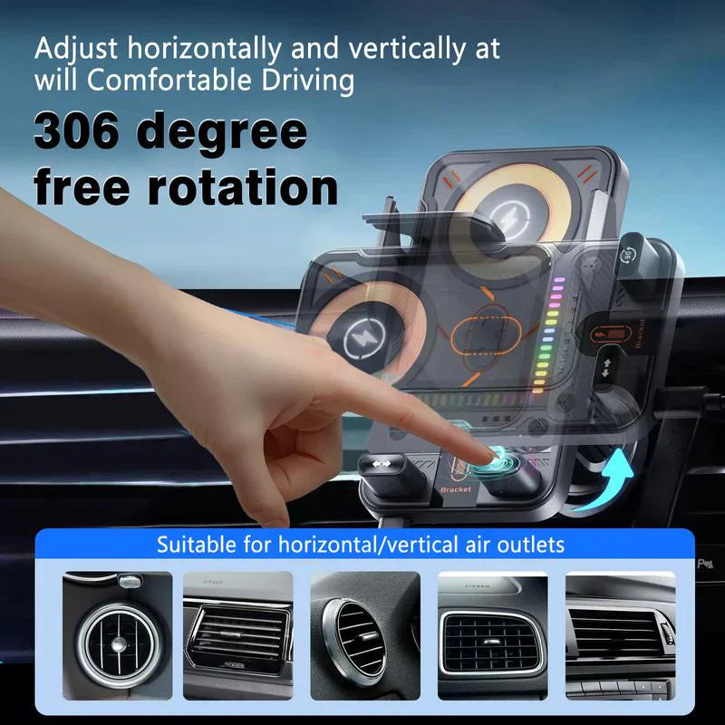 🔥【50,000 Drivers' Favorite Choice】50% OFF Smart Rotating 2-in-1 Car Phone Holder