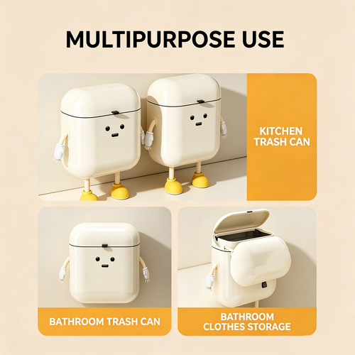 🏠 Kitchen Trash Can Wall-Mounted Household 2026