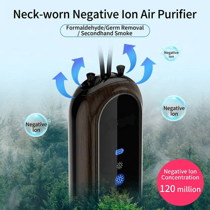 🔥Last day for 50% off Wearable negative ion air purifier